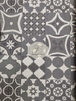 Tappeto Tile Grigio