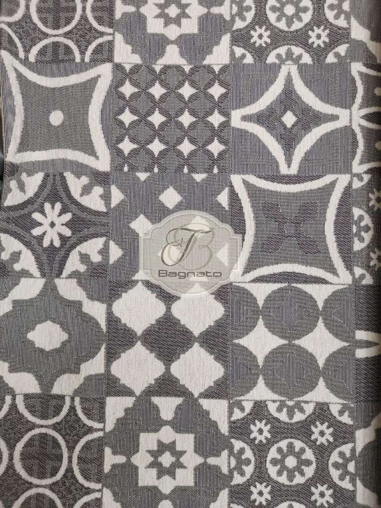 Tappeto Tile Grigio
