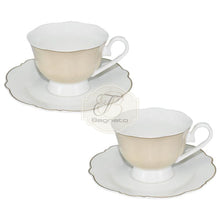 Carica l&#39;immagine nel visualizzatore di Gallery, Tazza Da Thè Preziosa Set 2 Pezzi Royal Tazzine
