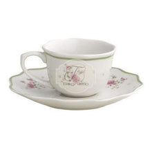 Carica l&#39;immagine nel visualizzatore di Gallery, Tazzina caffè set 2  pezzi collezione Nonna Rosa Brandani - Bagnato Arredotessile
