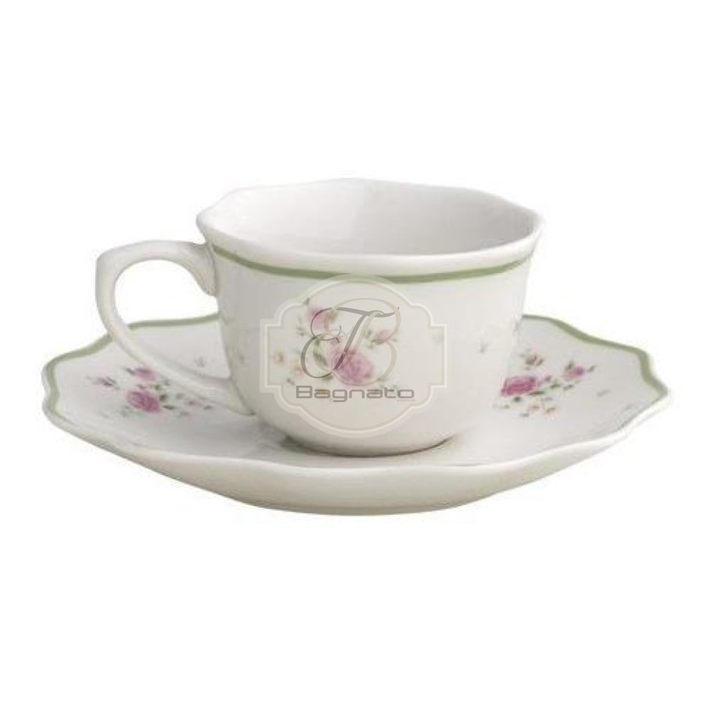 Tazzina caffè set 2  pezzi collezione Nonna Rosa Brandani - Bagnato Arredotessile