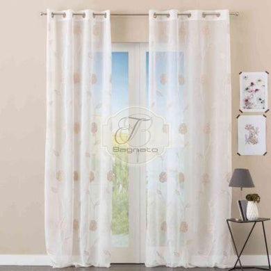 Tenda Denver Con Ricamo Rose White Tenda