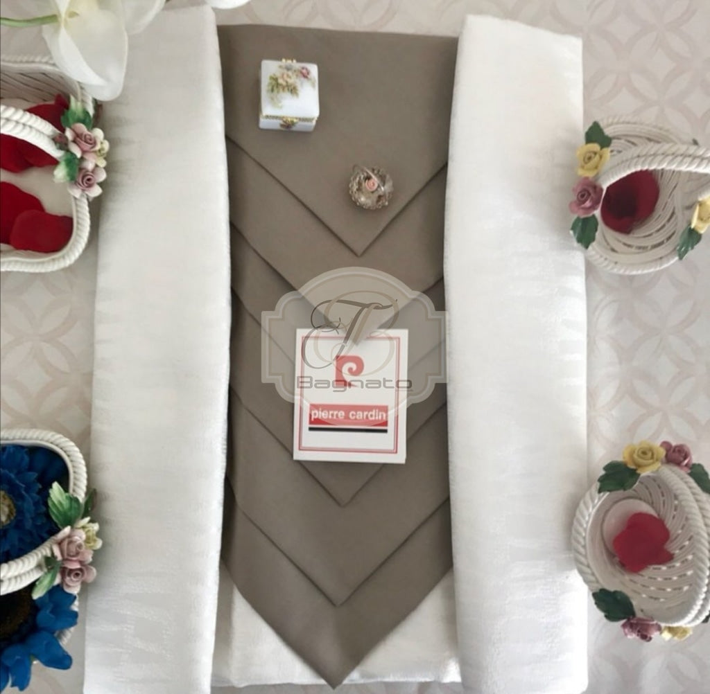 Tovaglia con tovaglioli Apolo Pierre Cardin - Bagnato Arredotessile