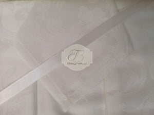 Tovaglia con tovaglioli Art Damasco Luxury - Bagnato Arredotessile