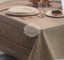 Carica l&#39;immagine nel visualizzatore di Gallery, Tovaglia con tovaglioli Preziosa Luxury Classic - Bagnato Arredotessile
