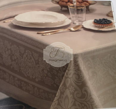 Tovaglia con tovaglioli Preziosa Luxury Classic - Bagnato Arredotessile