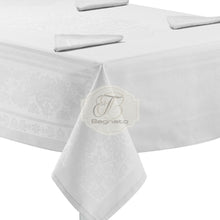 Carica l&#39;immagine nel visualizzatore di Gallery, Tovaglia con tovaglioli Preziosa Luxury Classic - Bagnato Arredotessile
