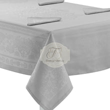 Carica l&#39;immagine nel visualizzatore di Gallery, Tovaglia con tovaglioli Preziosa Luxury Classic - Bagnato Arredotessile
