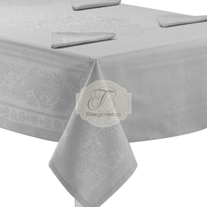Tovaglia con tovaglioli Preziosa Luxury Classic - Bagnato Arredotessile