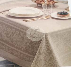 Tovaglia con tovaglioli Preziosa Luxury Classic - Bagnato Arredotessile