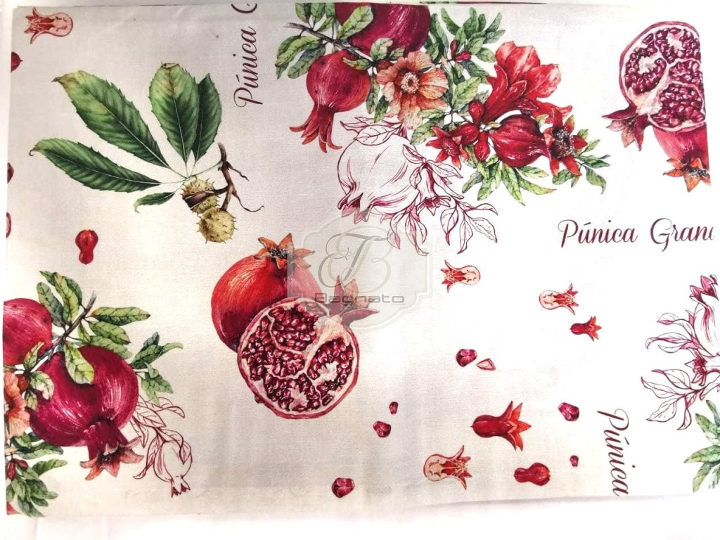 Tovaglia Cotone 12 Posti Melograno