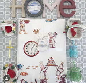 Tovaglia cuochi Botticelli Home - Bagnato Arredotessile