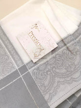 Carica l&#39;immagine nel visualizzatore di Gallery, Tovaglioli Set 6 Pezzi Nativity Preziosa Silver Tovaglioli
