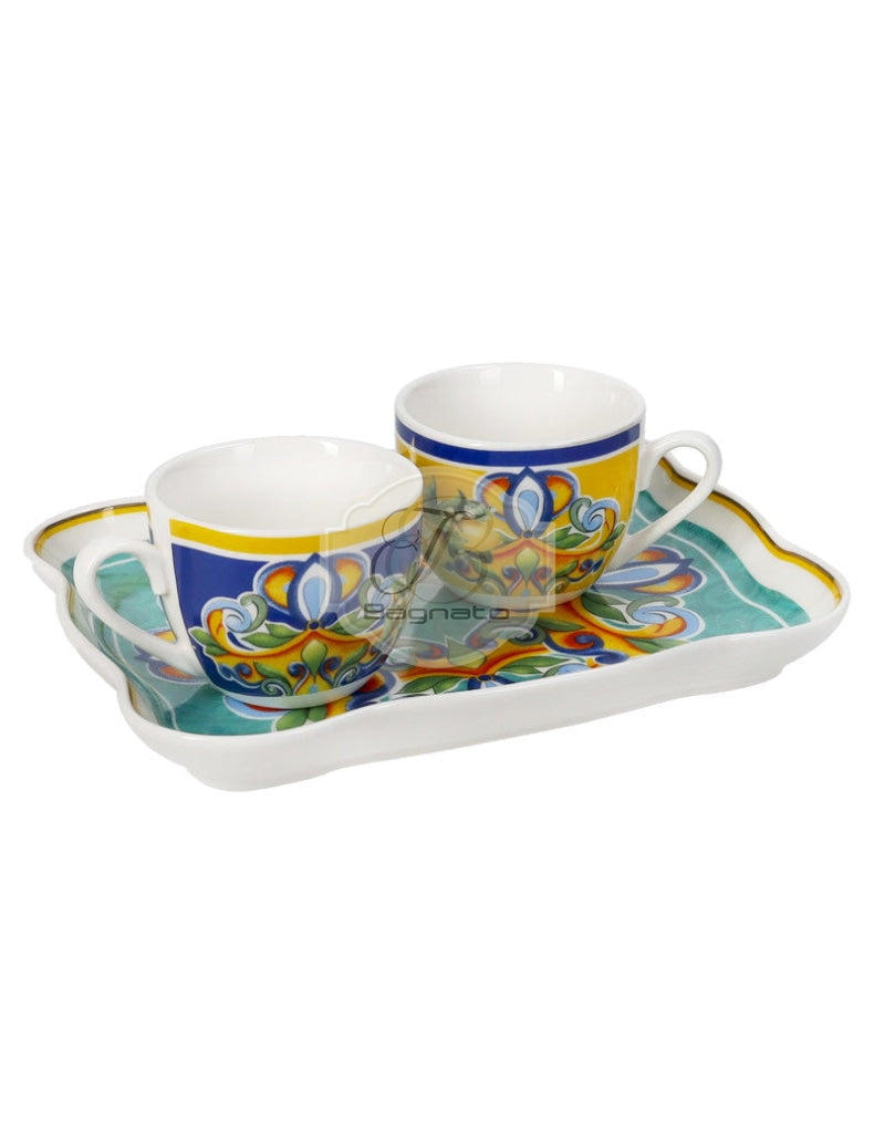 Vassoietto Più Tazzine Citrus